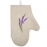 Zestaw prezentowy K-428 z haftem lawenda z rękawiczką i rękawiczką TM Yaroslav